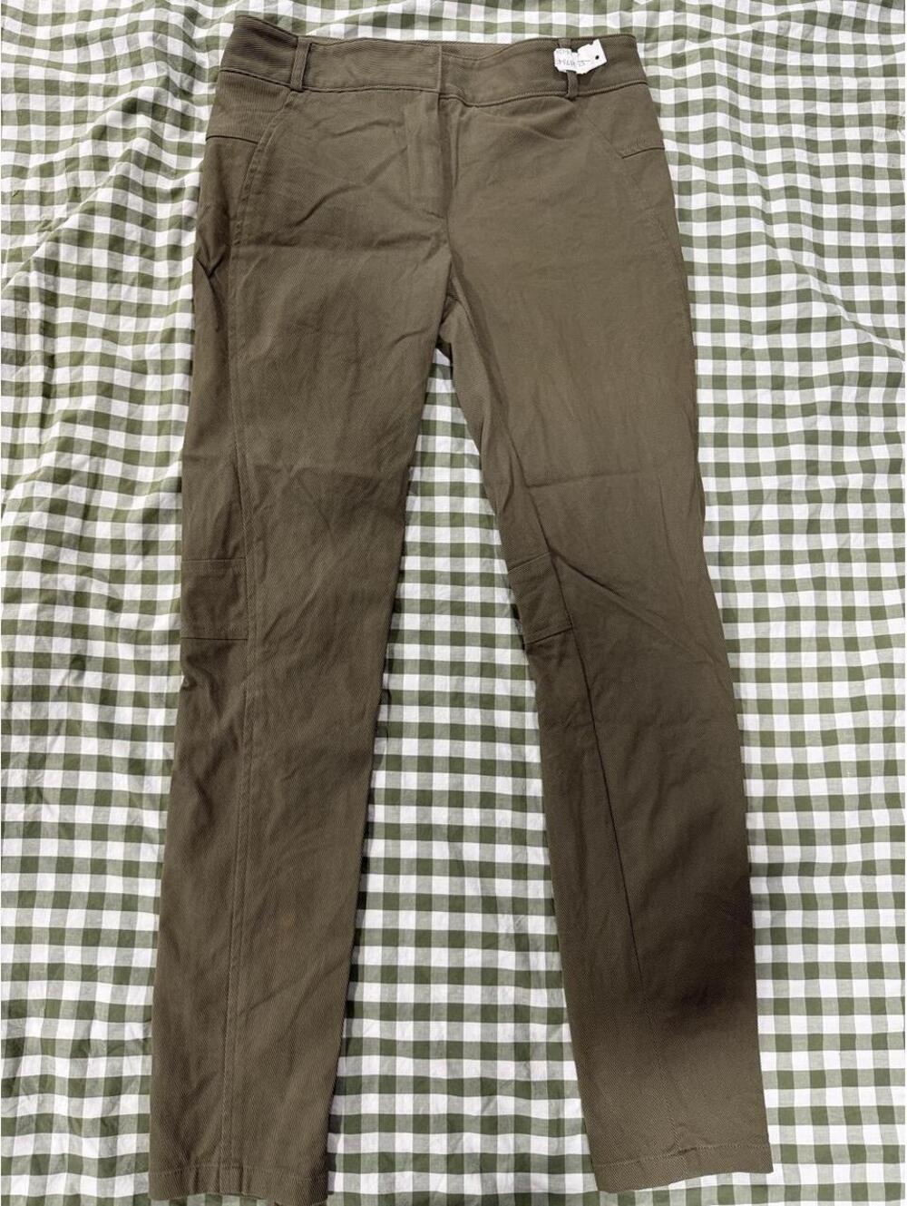 Veronica Beard Women's Khaki and Green Trousers